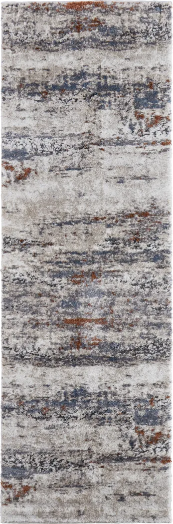 Ocera Ivory 2'6 x 8' Runner Rug - Thumbnail - Image 1
