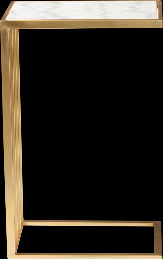 Ochoco White End Table - Thumbnail - Image 3