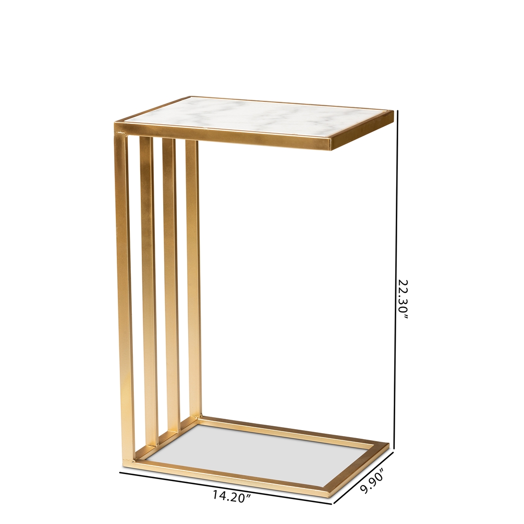 Ochoco White End Table - Thumbnail - Image 9