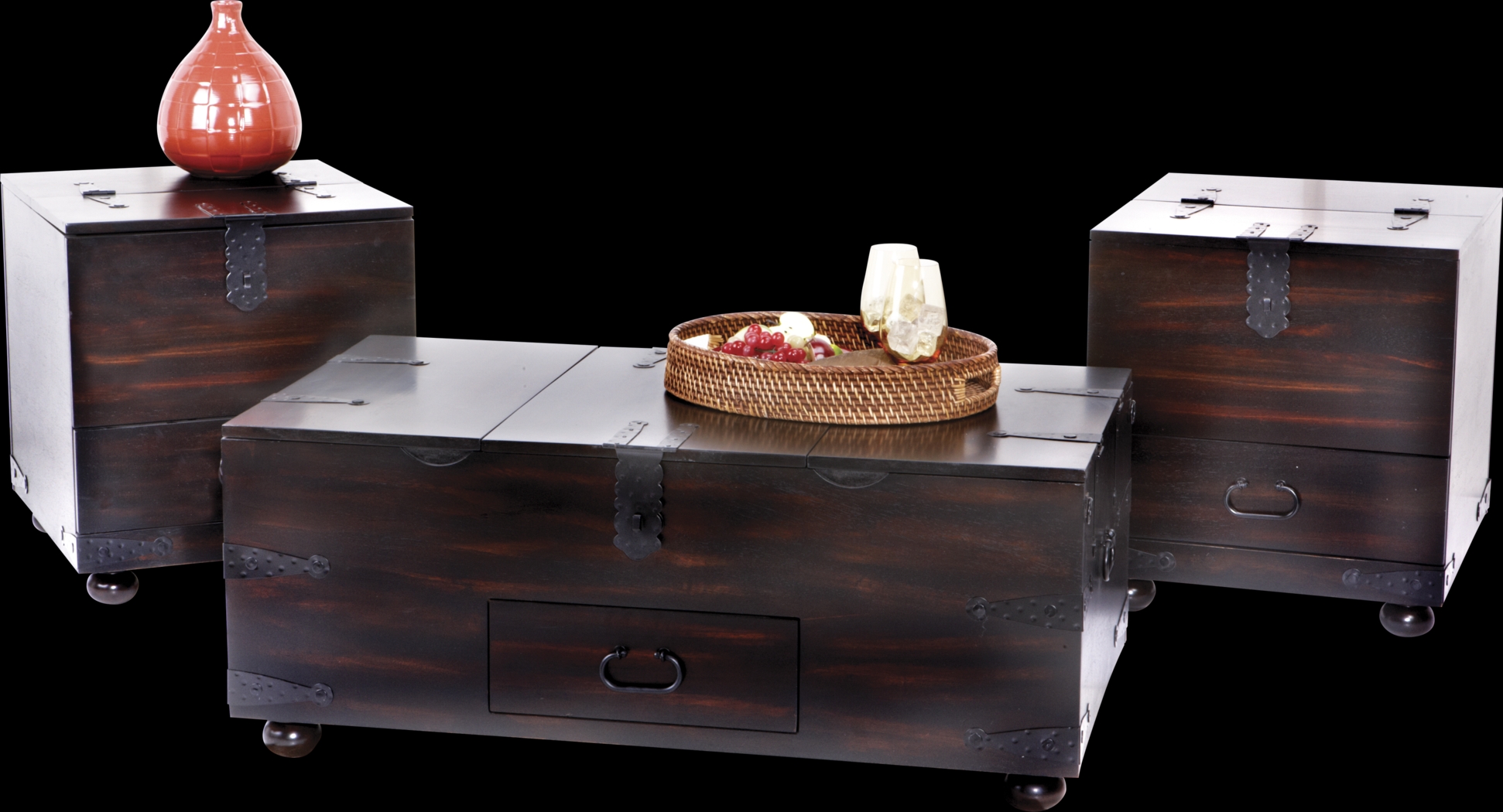 Highland Lakes Blue 8 Pc Living Room - Thumbnail - Image 3