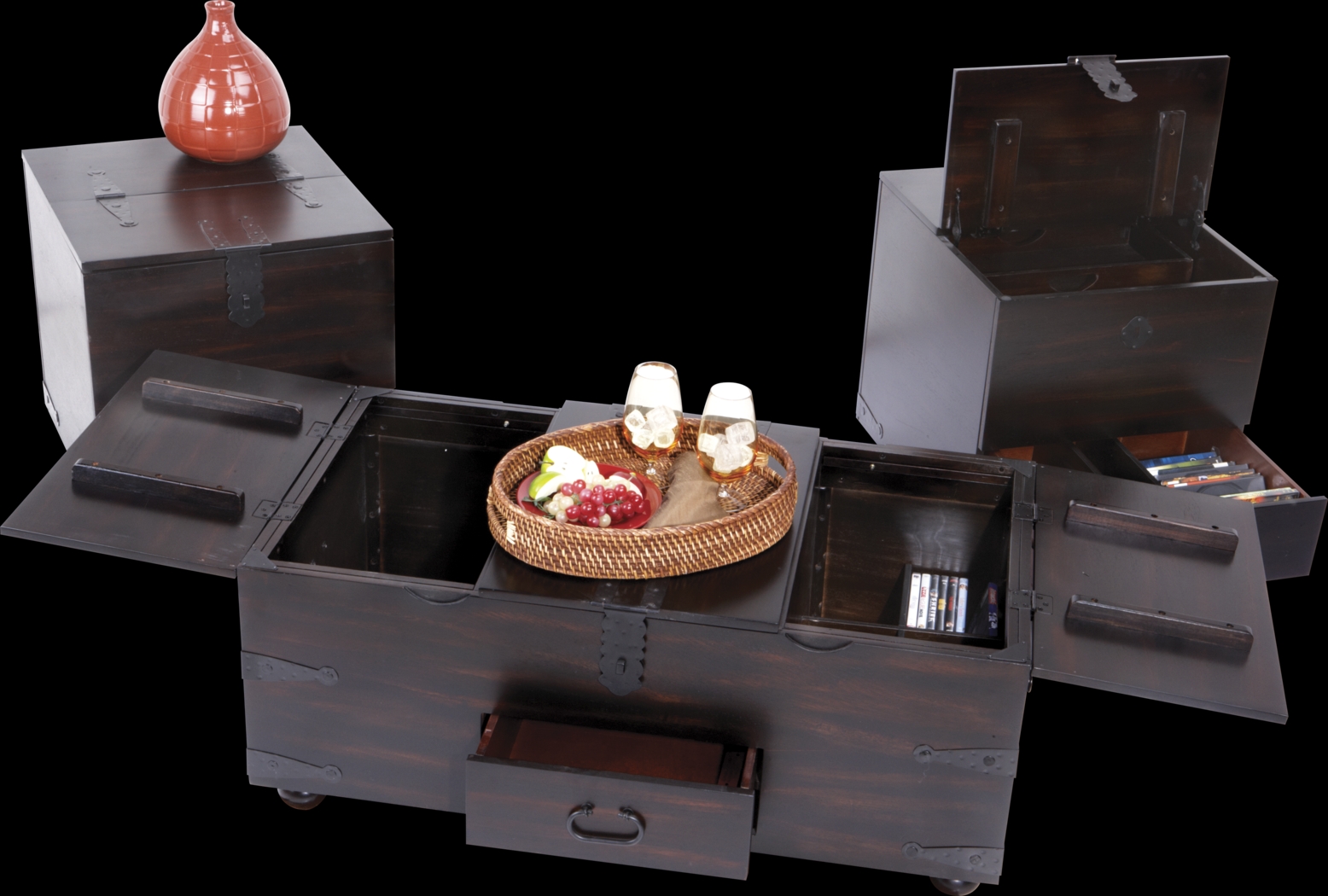 Highland Lakes Blue 8 Pc Living Room - Thumbnail - Image 2