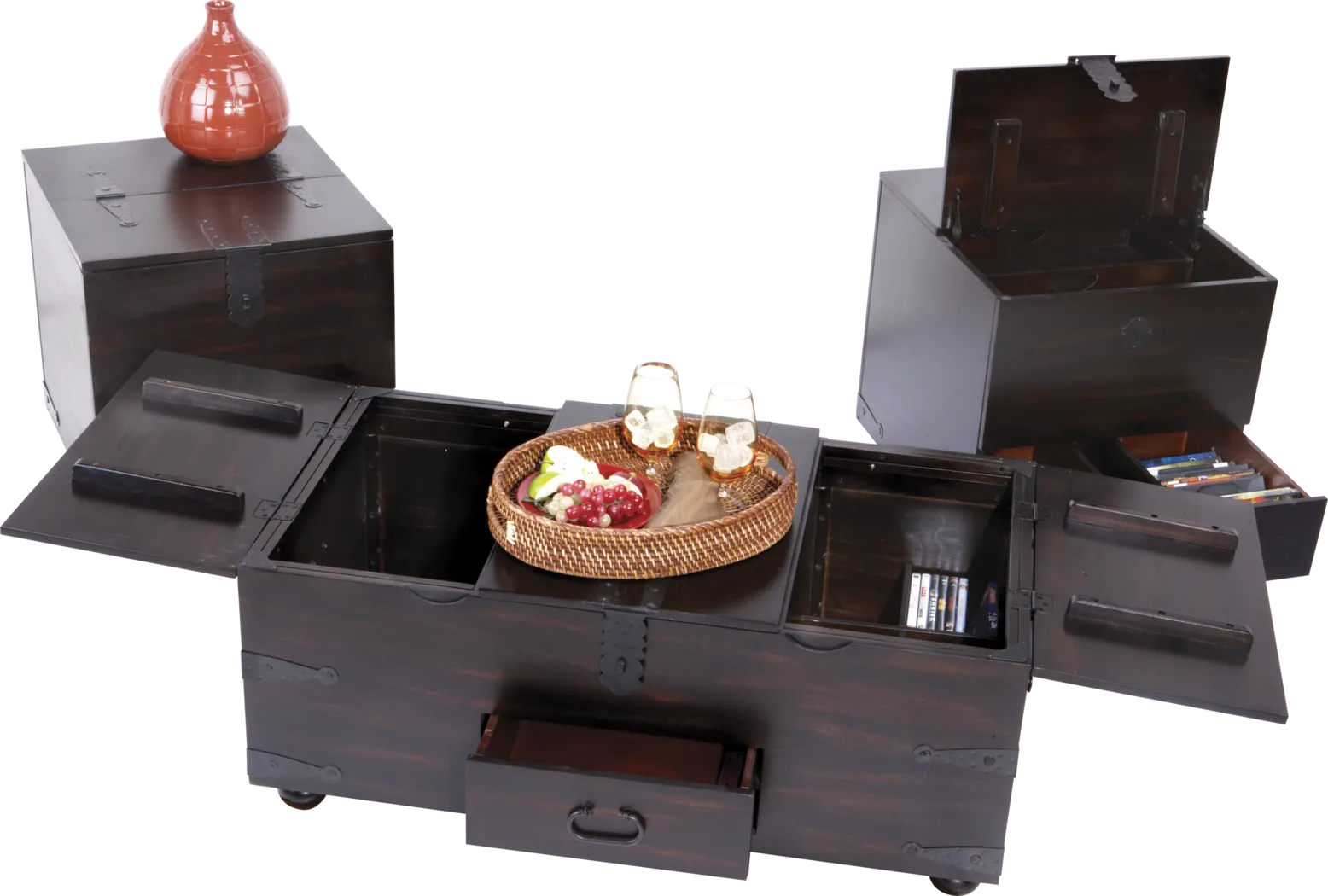 Oconee Walnut 3 Pc Table Set - Thumbnail - Image 1