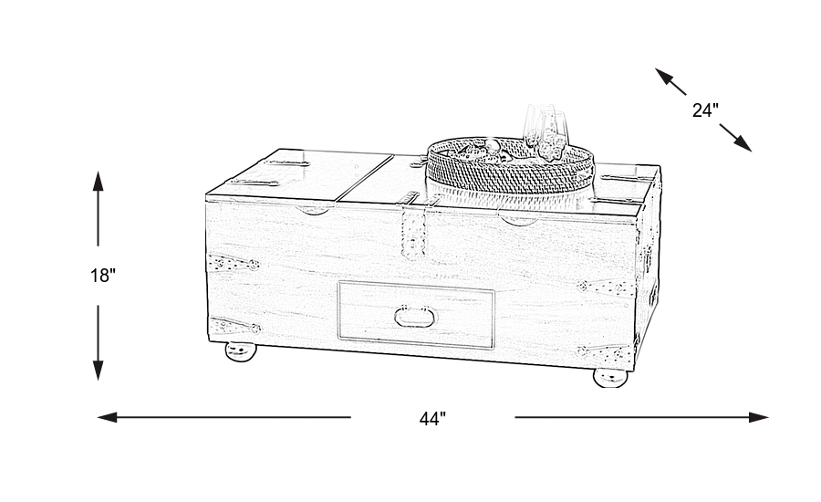 Dimension Image. Please refer to the Dimension Tab on this page for dimension details.