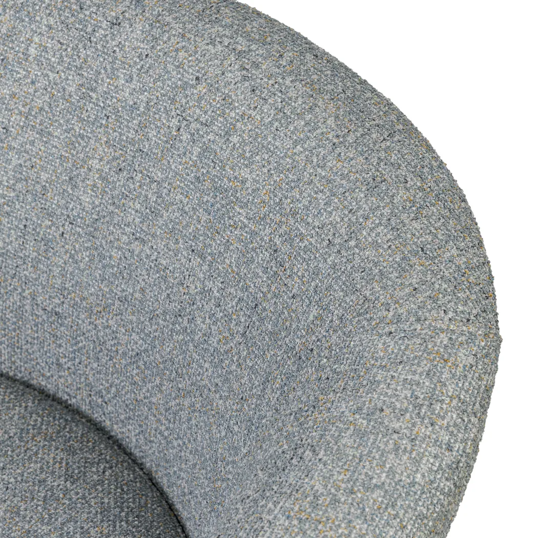 Odessa Blue Swivel Chair - Thumbnail - Image 4