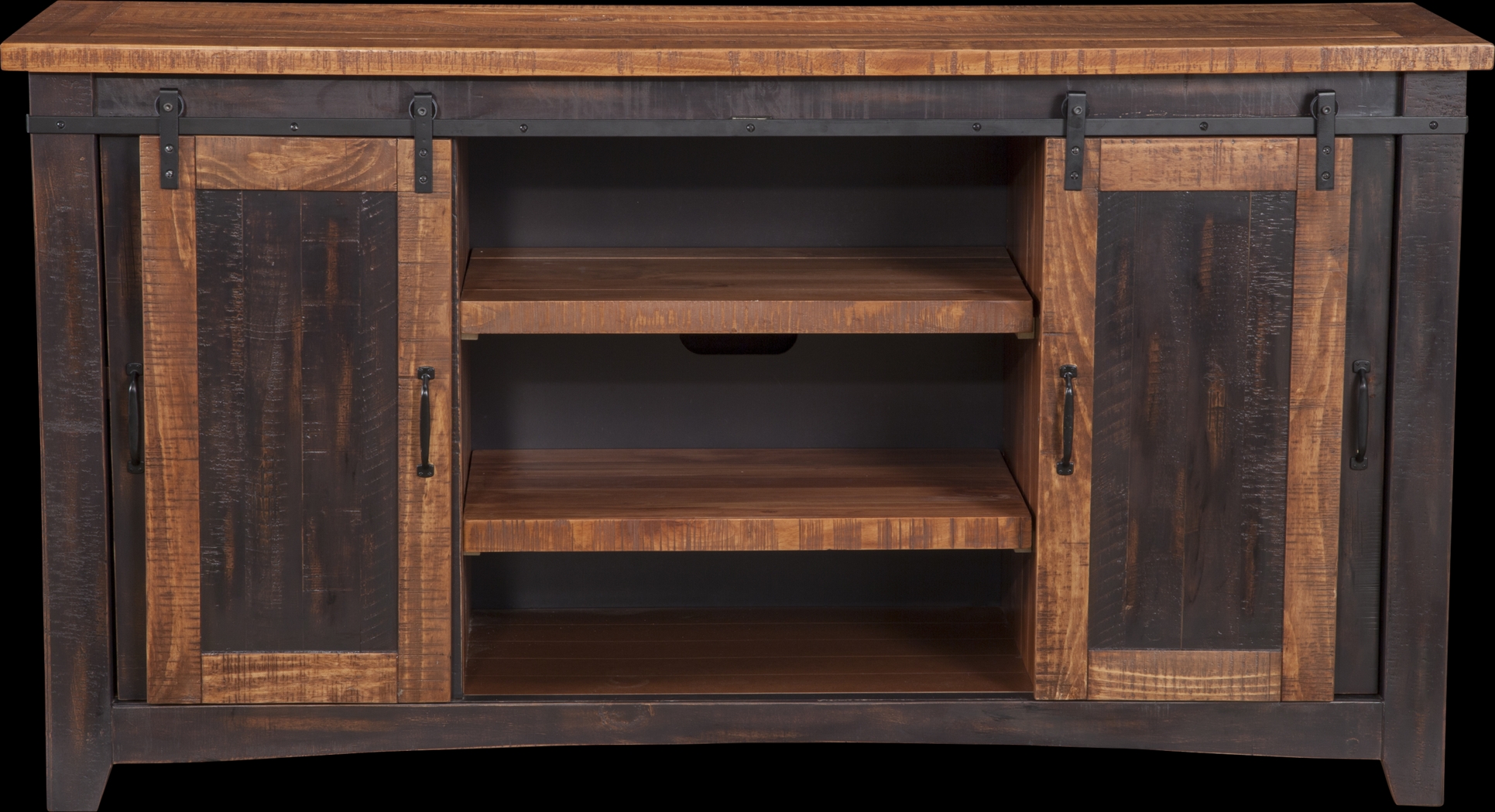 Odessa Crossing Black 65 in. Console - Thumbnail - Image 2