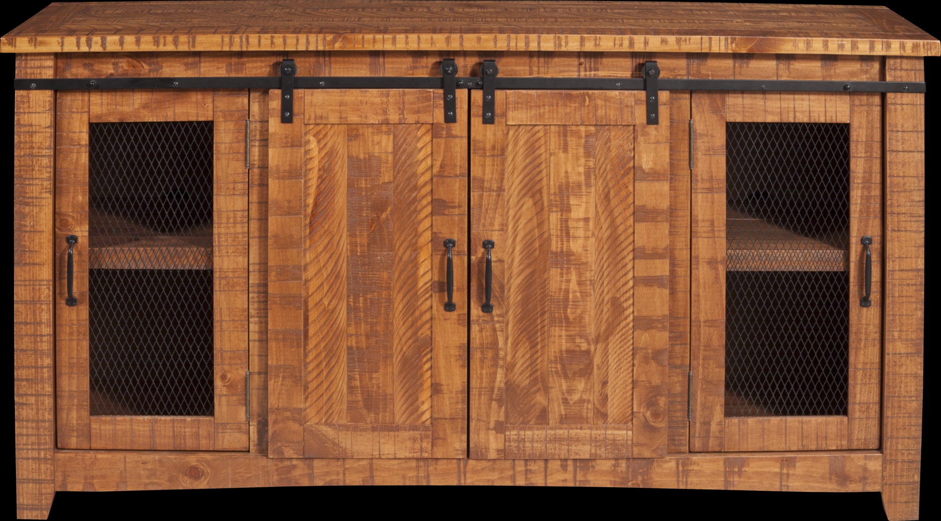 Odessa Crossing Brown 65 in. Console - Thumbnail - Image 1