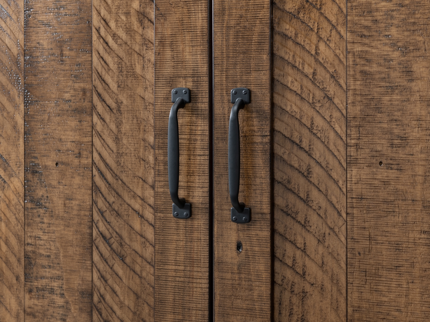 Odessa Crossing Dark Brown 65 in. Console - Thumbnail - Image 5