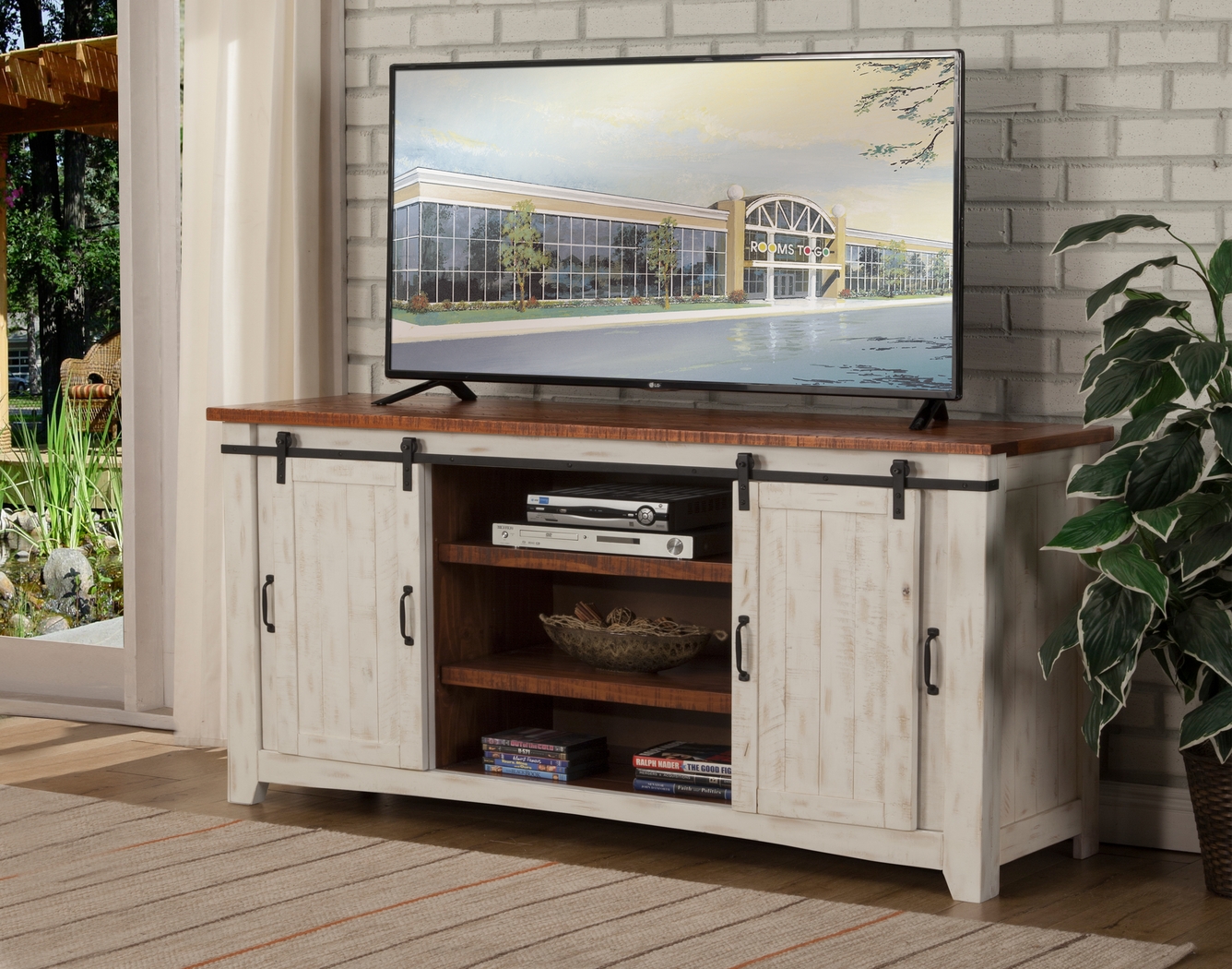 Odessa Crossing Tobacco 65 in. Console - Thumbnail - Image 4