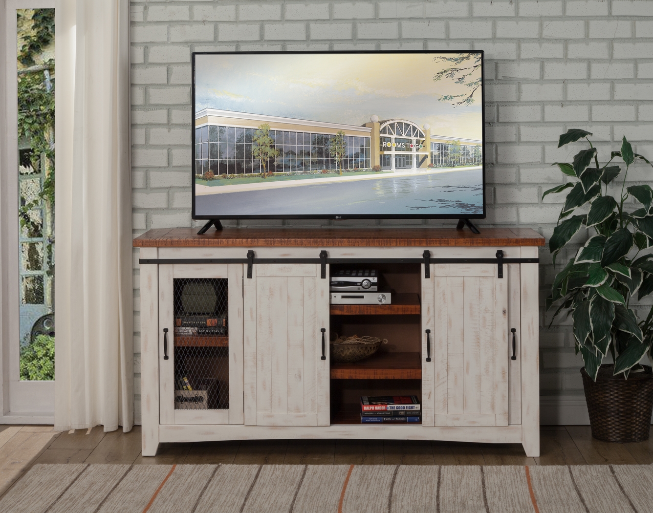 Odessa Crossing Tobacco 65 in. Console - Thumbnail - Image 5