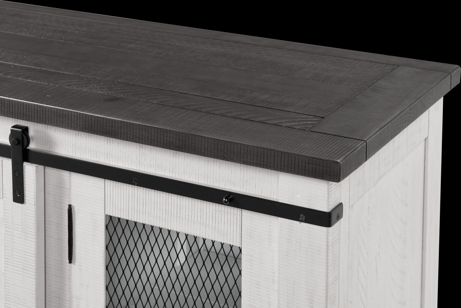 Odessa Crossing White 65 in. Console - Thumbnail - Image 4