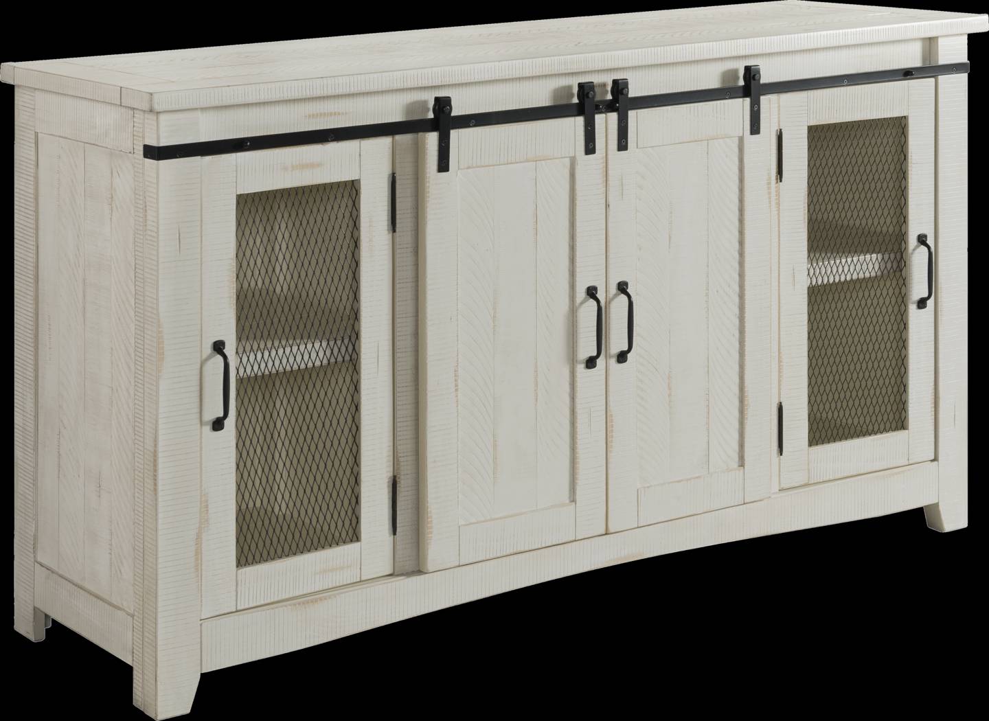 Odessa Crossing White 65 in. Console - Thumbnail - Image 5