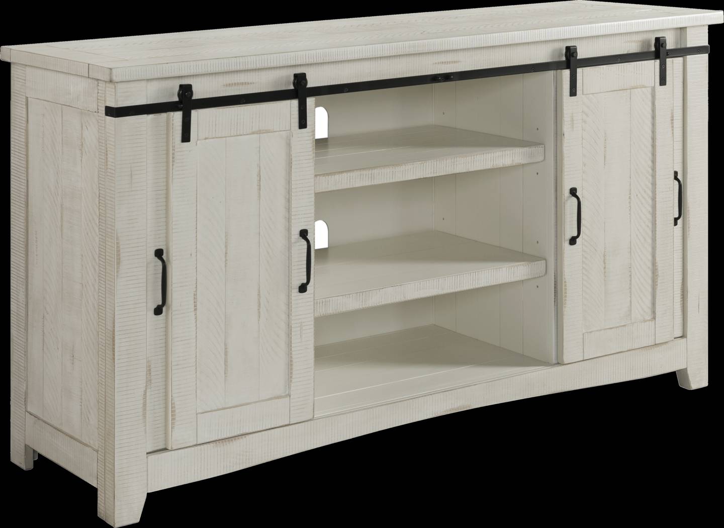 Odessa Crossing White 65 in. Console - Thumbnail - Image 6