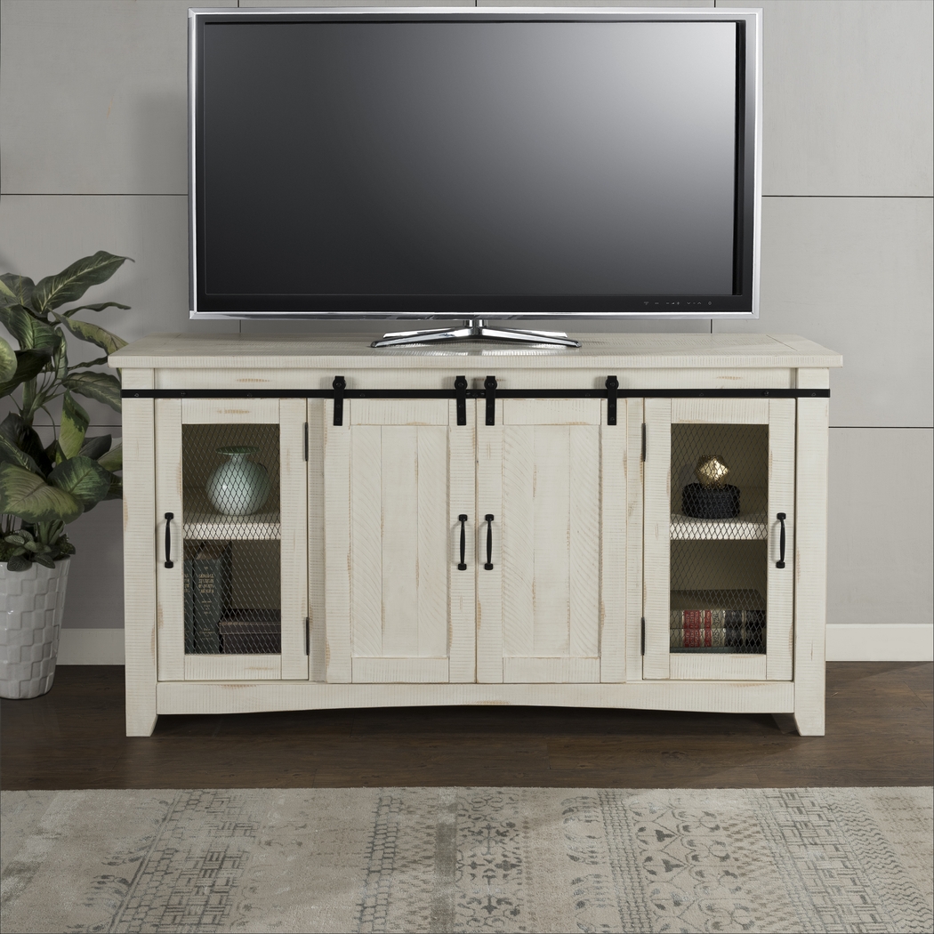 Odessa Crossing White 65 in. Console - Thumbnail - Image 7