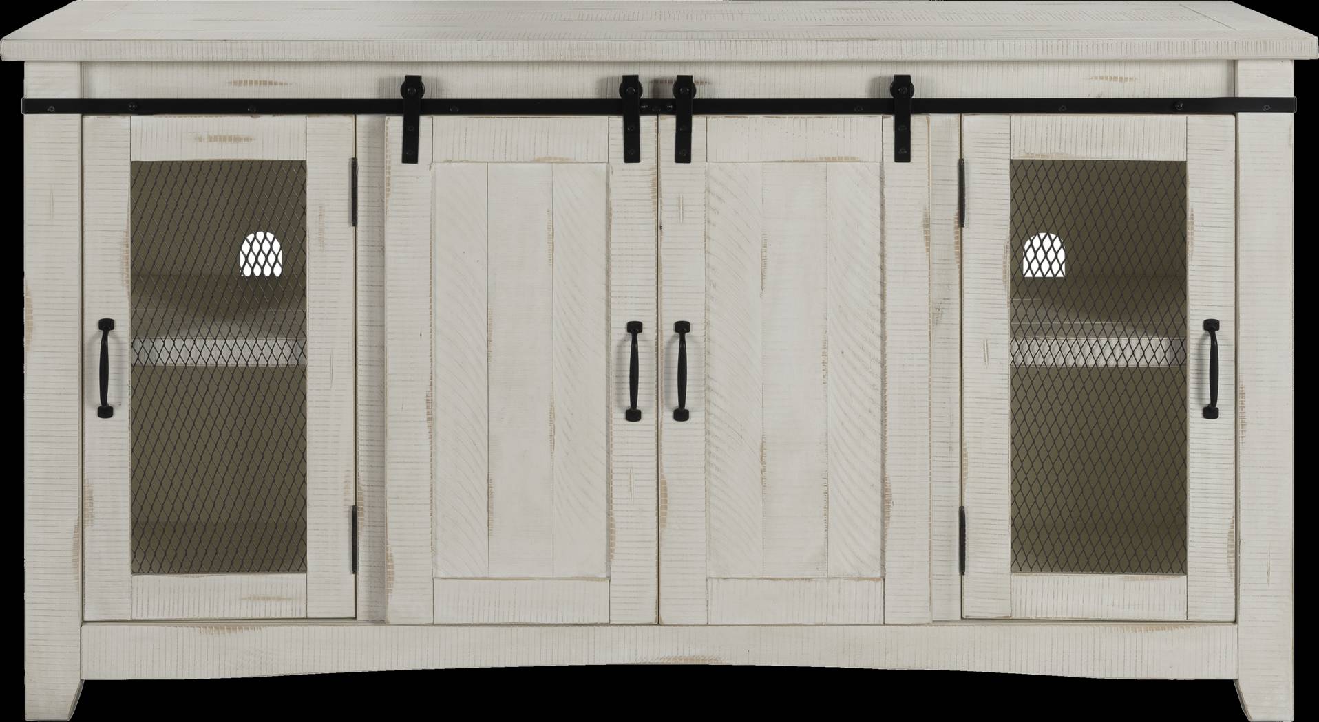 Odessa Crossing White 65 in. Console - Thumbnail - Image 1