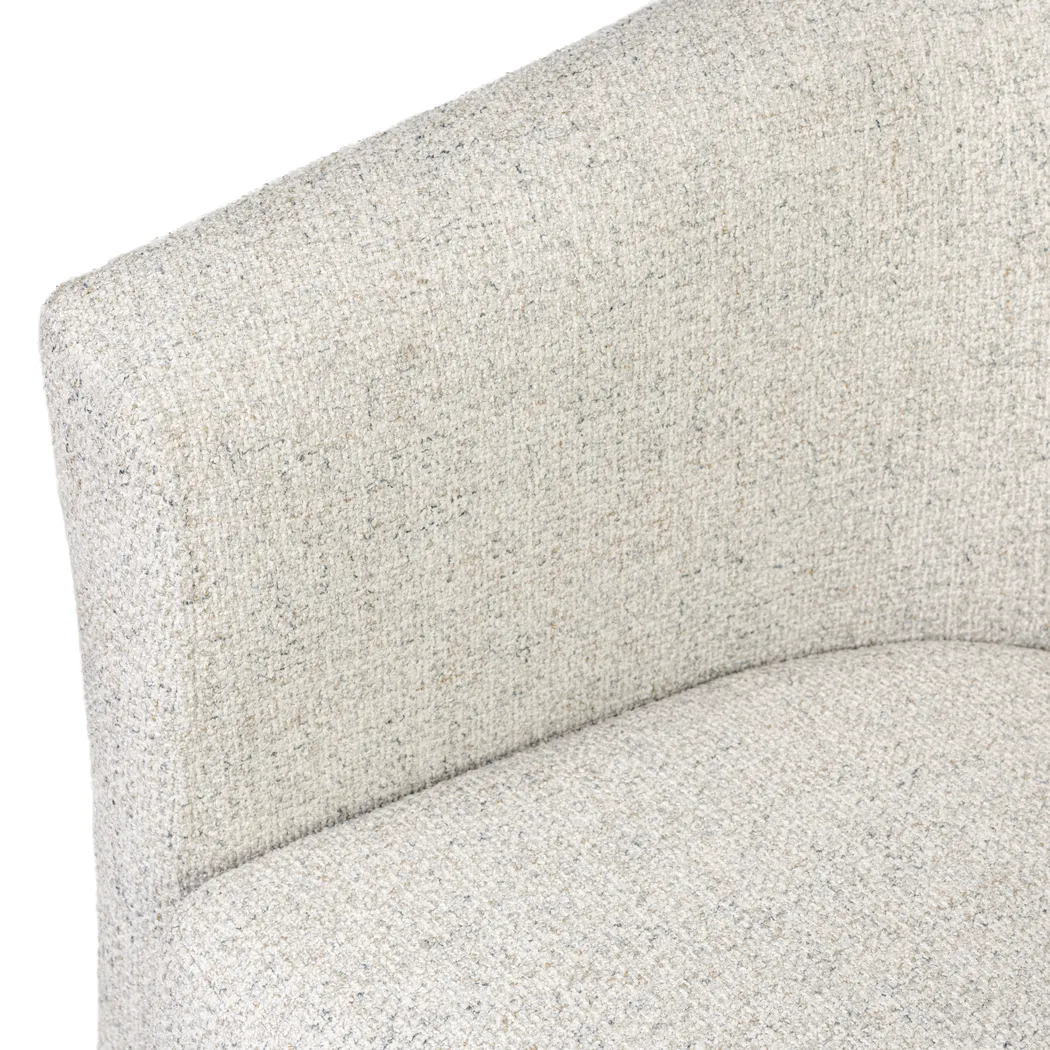 Odessa Ivory Swivel Chair - Image 5