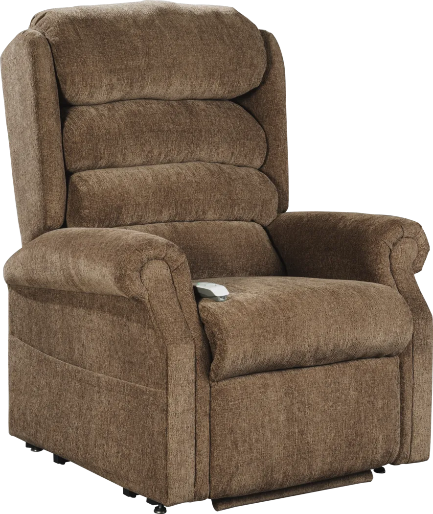 Odette Caramel Lift Chair Recliner - Thumbnail - Image 3