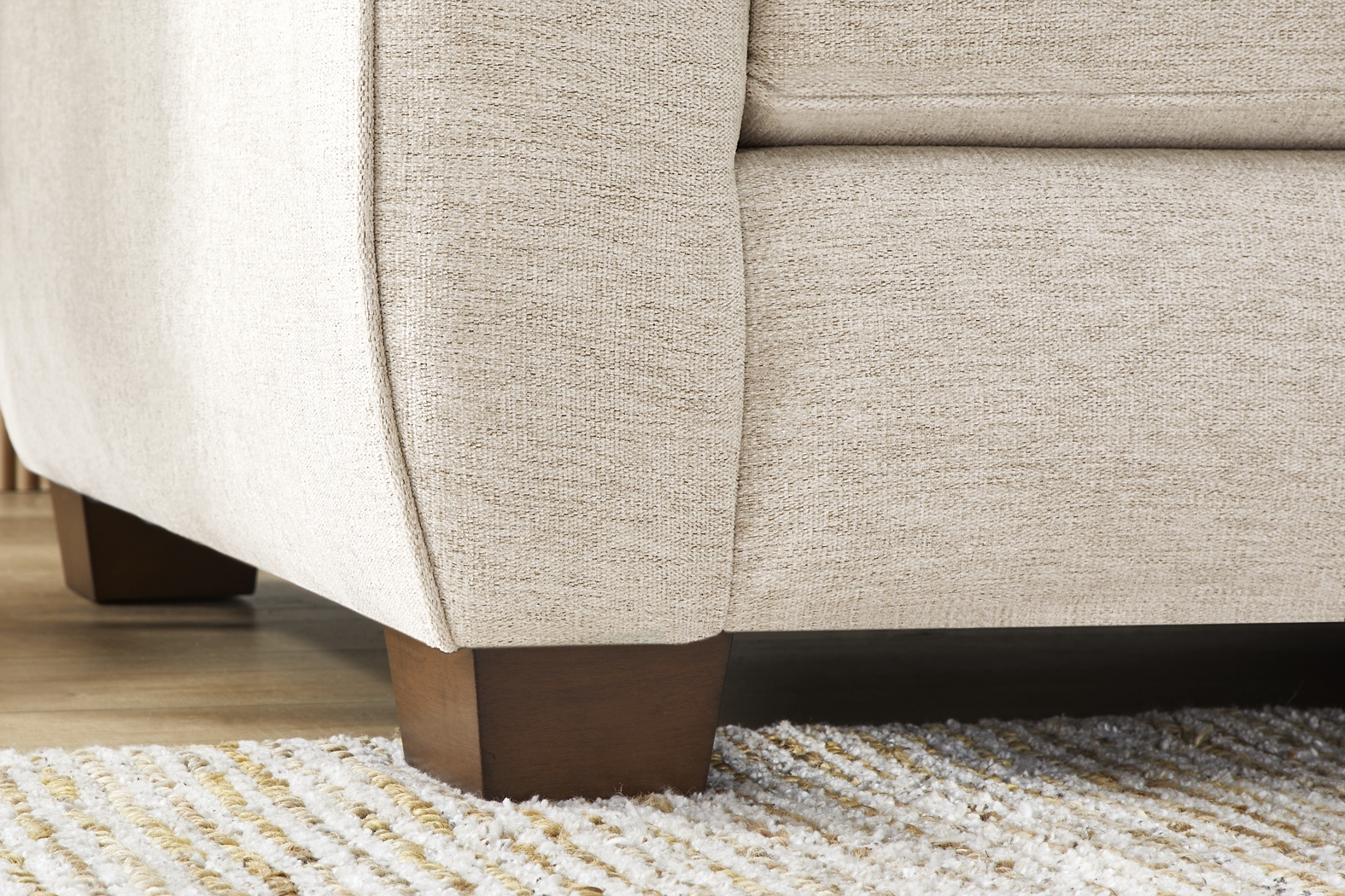 Odette Ivory Gel Foam Sleeper Sofa - Thumbnail - Image 4