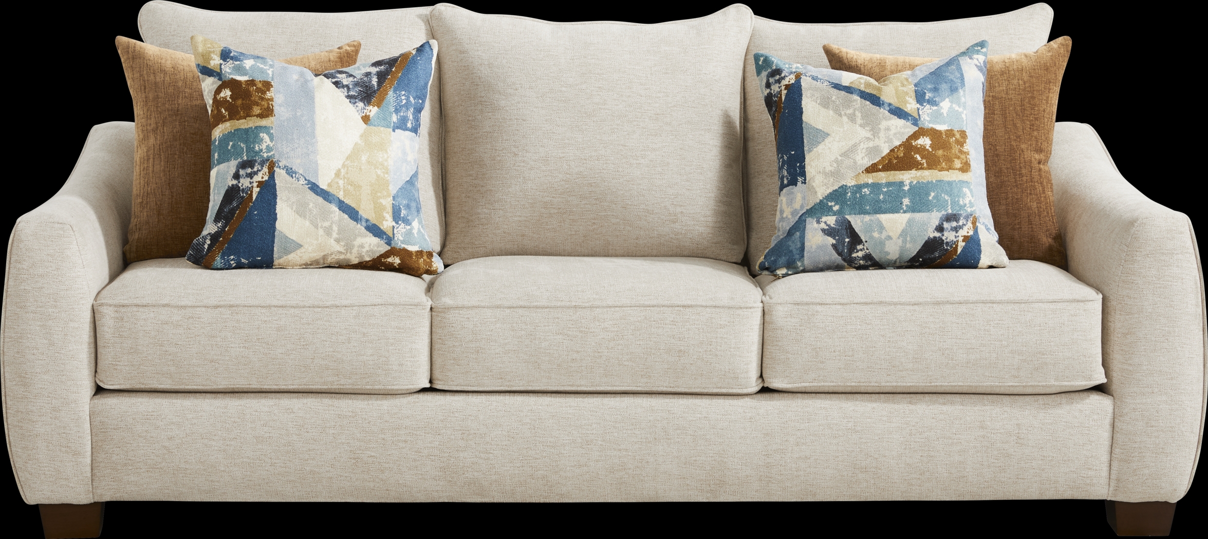 Odette Ivory Gel Foam Sleeper Sofa - Thumbnail - Image 1