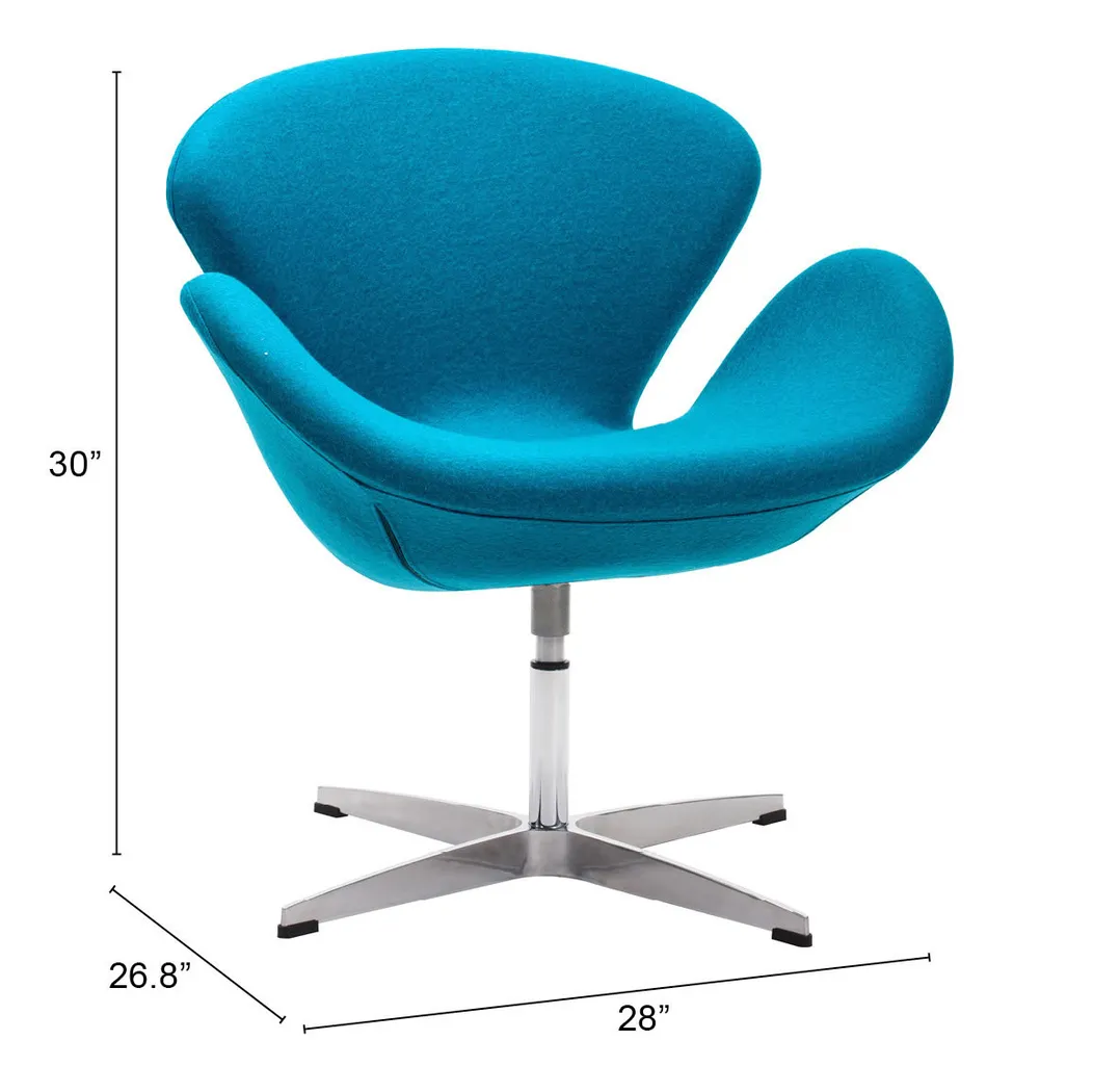 Odille BLue Accent Chair - Thumbnail - Image 6
