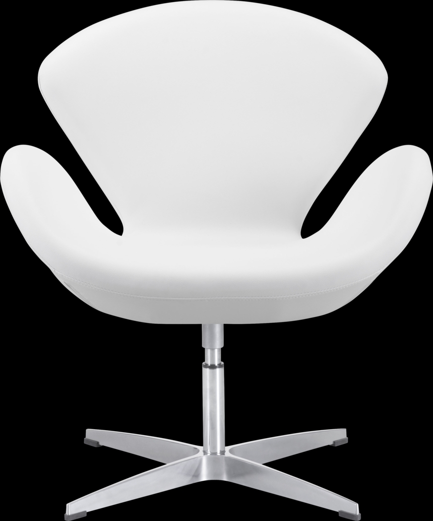Odille White Accent Chair - Thumbnail - Image 3