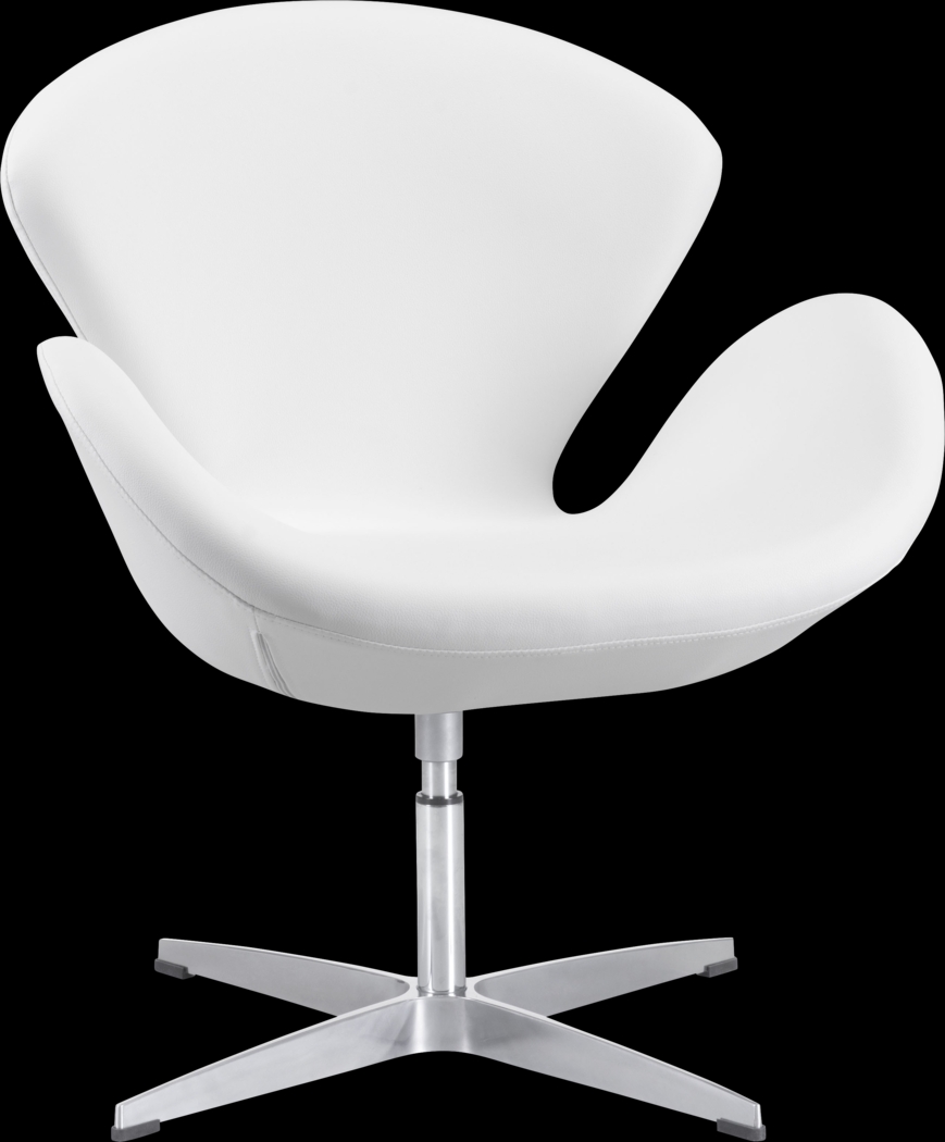 Odille White Accent Chair - Thumbnail - Image 1