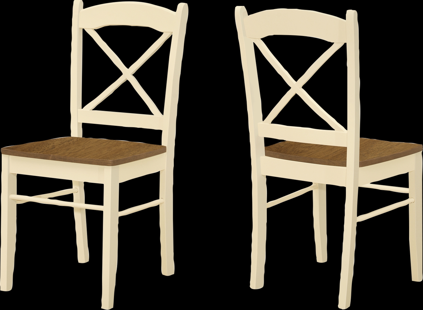 Oemlar Cream Side Chair, Set of 2 - Thumbnail - Image 1