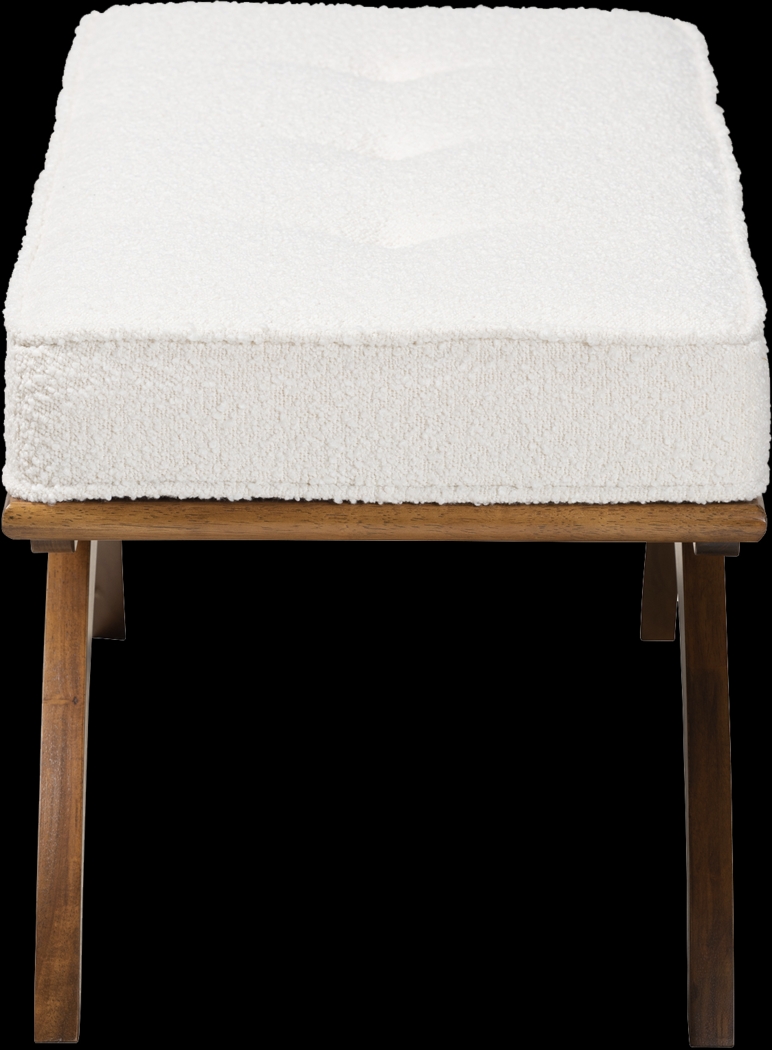 Oesting Cream Accent Bench - Thumbnail - Image 5