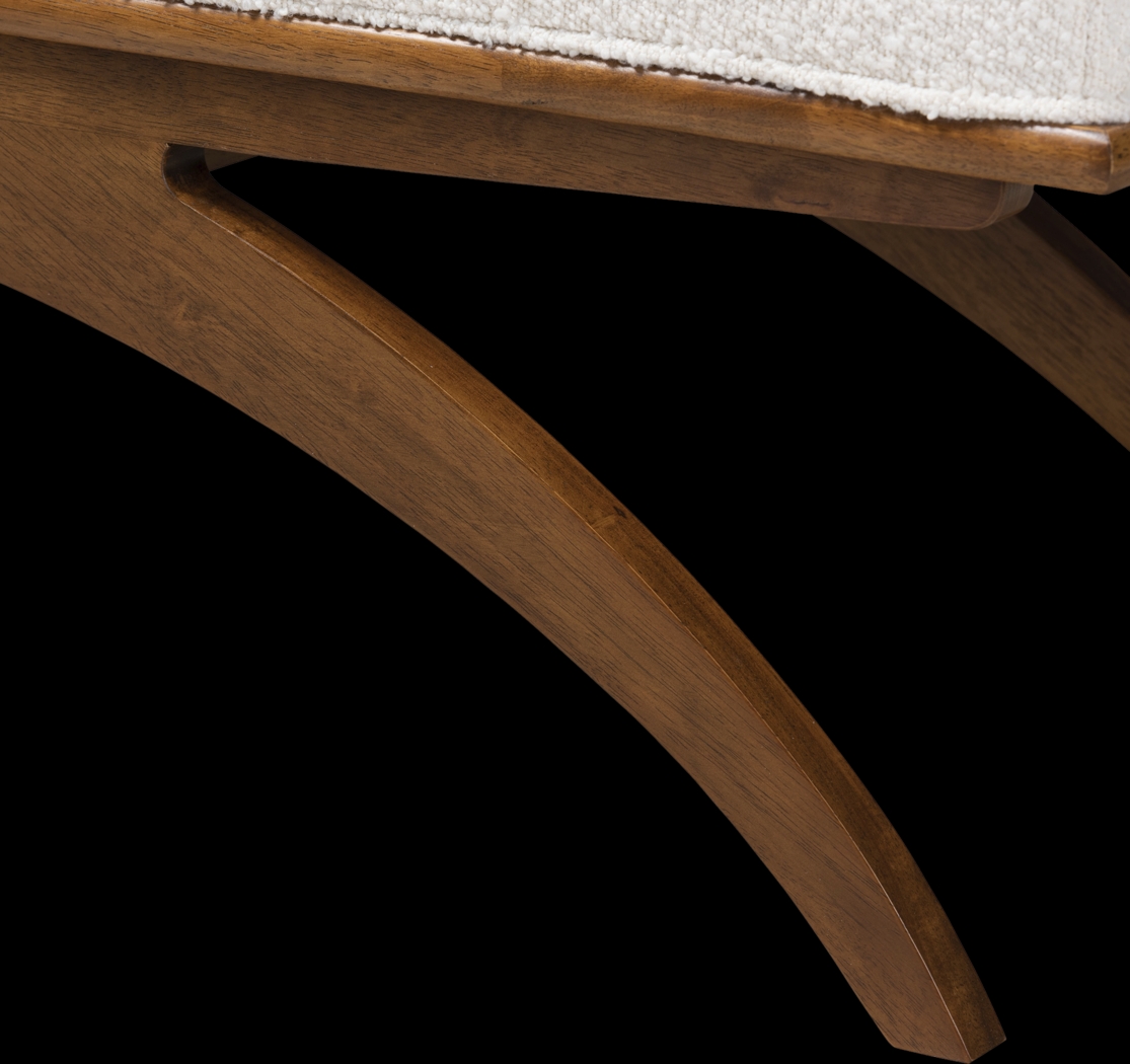 Oesting Cream Accent Bench - Thumbnail - Image 6