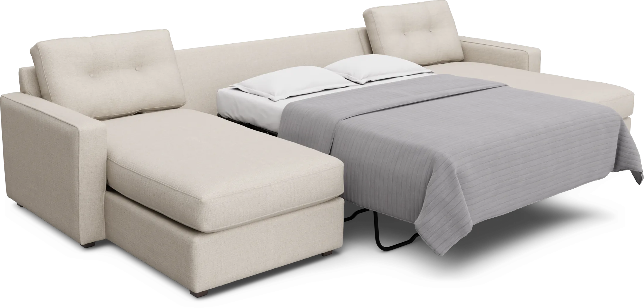 Off-white 3 Pc ModularOne Gel Foam Sleeper - Thumbnail - Image 2