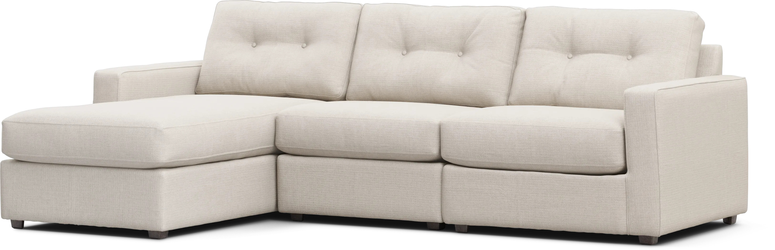 Off-White 3 Pc Power Reclining ModularOne - Thumbnail - Image 1