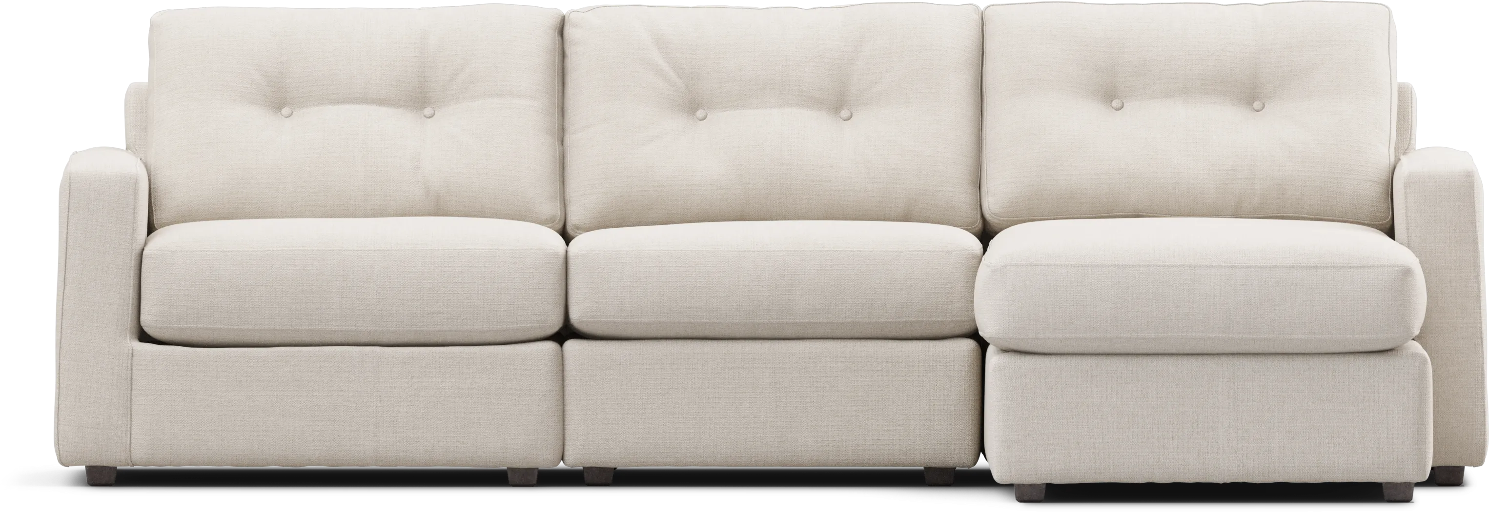 Off-White 3 Pc Power Reclining ModularOne - Thumbnail - Image 3