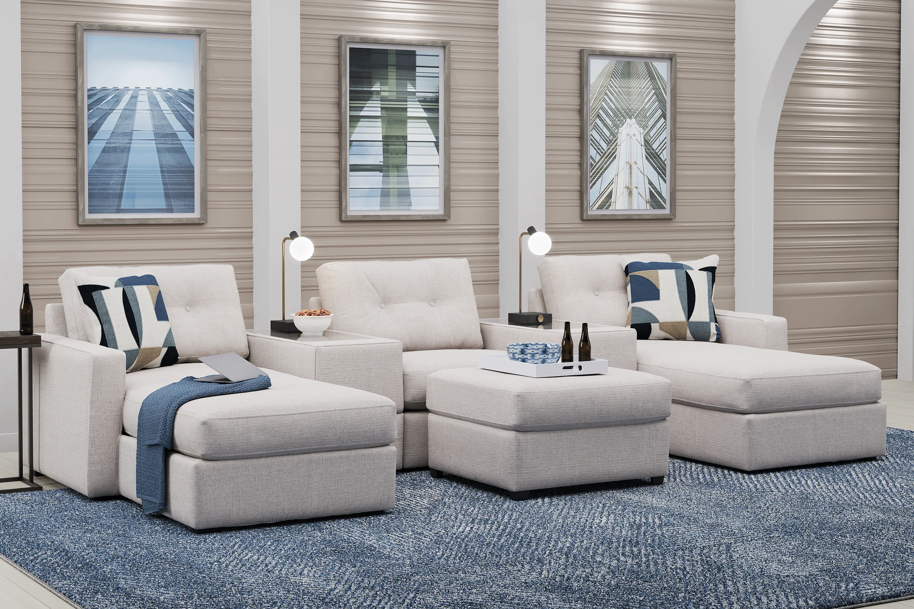 Off-White 6 Pc ModularOne - Thumbnail - Image 2