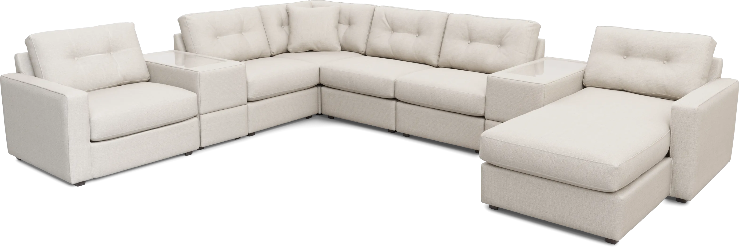 Off-White 8 Pc ModularOne - Thumbnail - Image 1