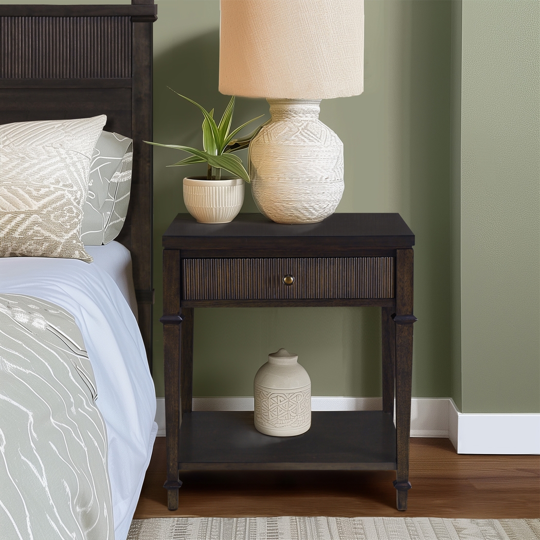 Offermann Brown Nightstand - Thumbnail - Image 2
