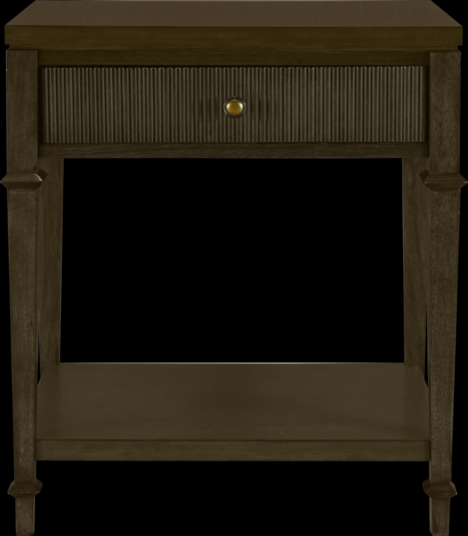 Offermann Brown Nightstand - Thumbnail - Image 3