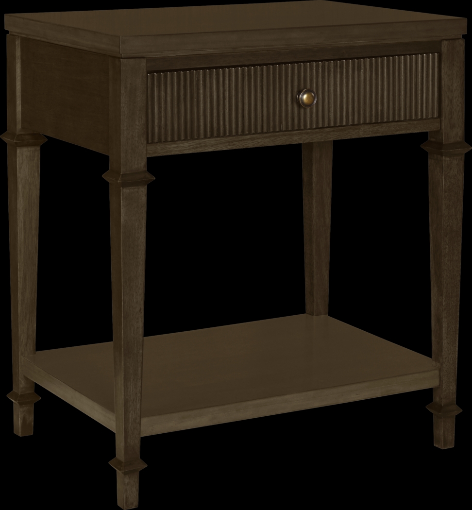 Offermann Brown Nightstand - Thumbnail - Image 1
