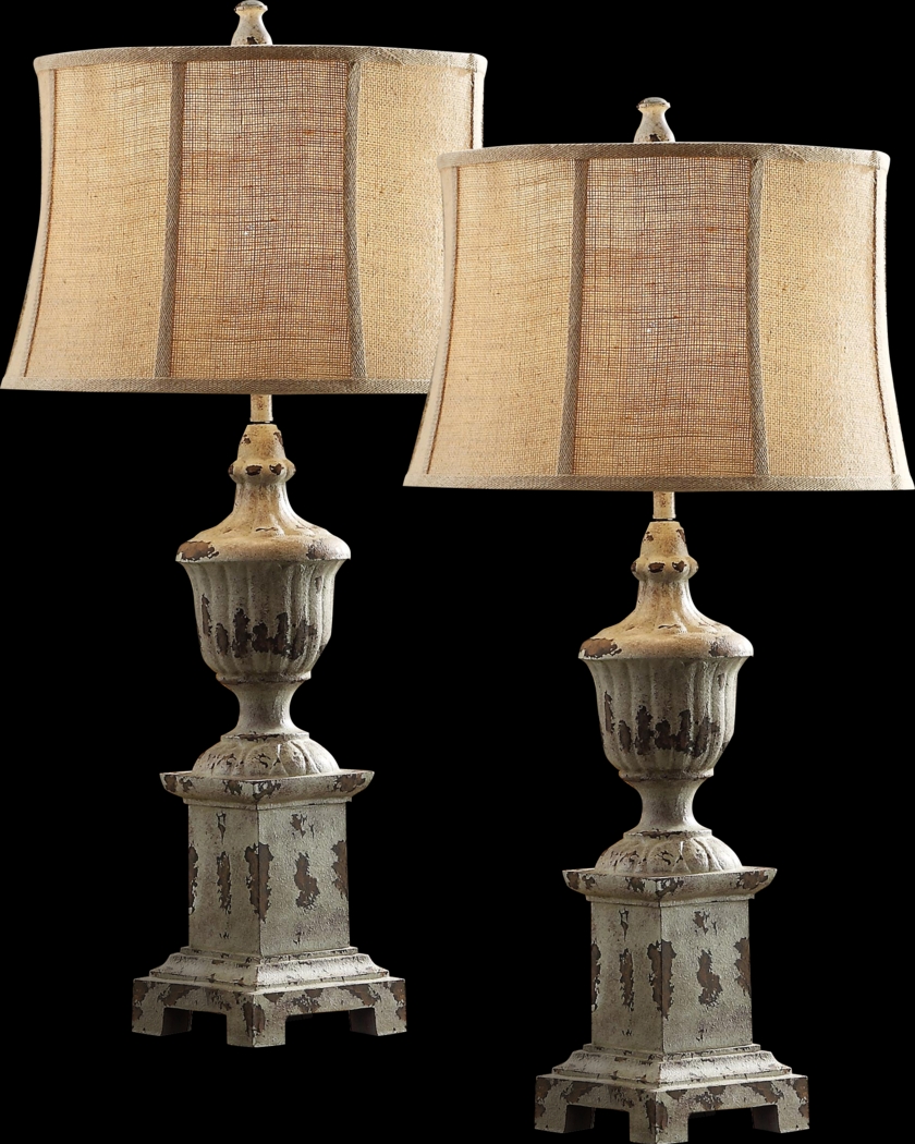 Offord Hall Blue Lamp, Set of 2 - Thumbnail - Image 1