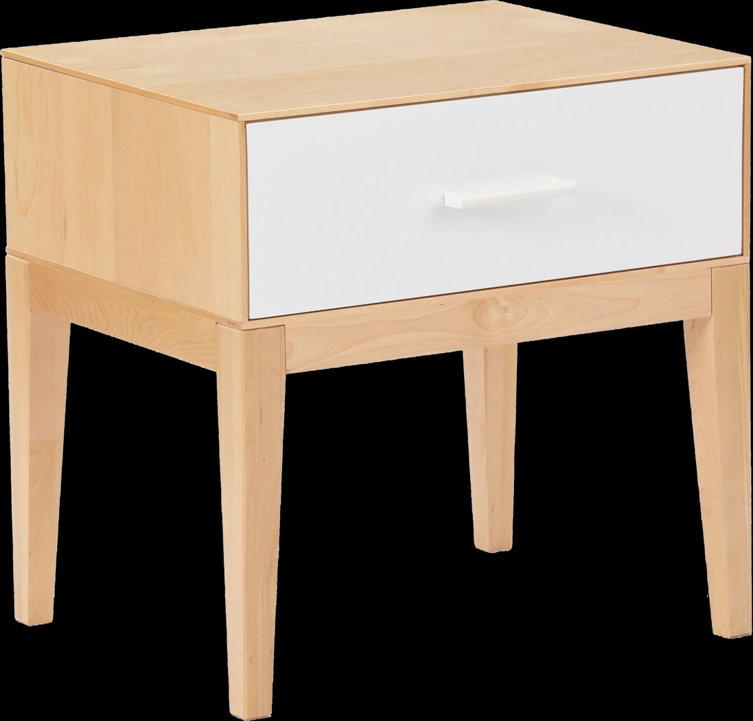 Ogallah White Natural Queen Bed & Nightstands, Set of 3 - Thumbnail - Image 5