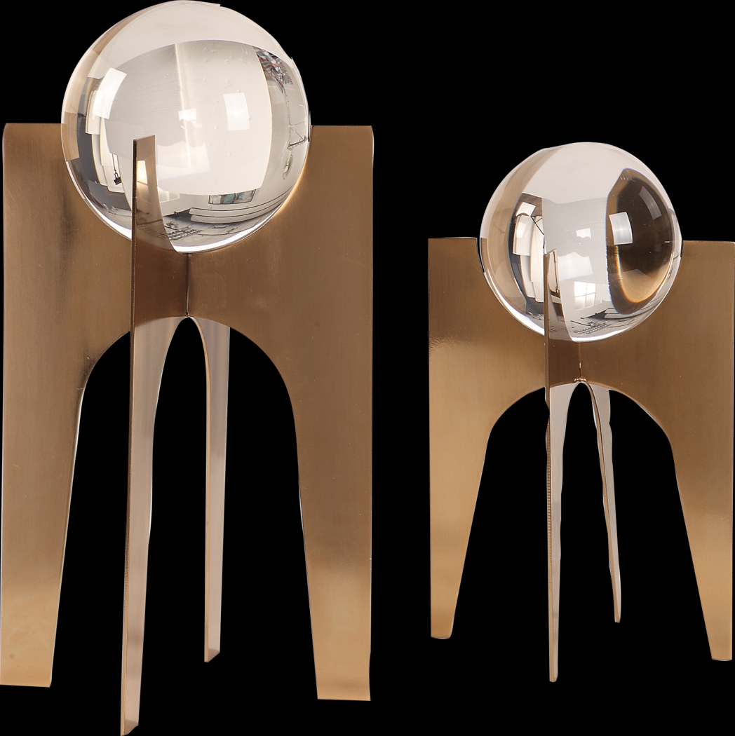 Ogburn Gold Sculpture, Set of 2 - Thumbnail - Image 1