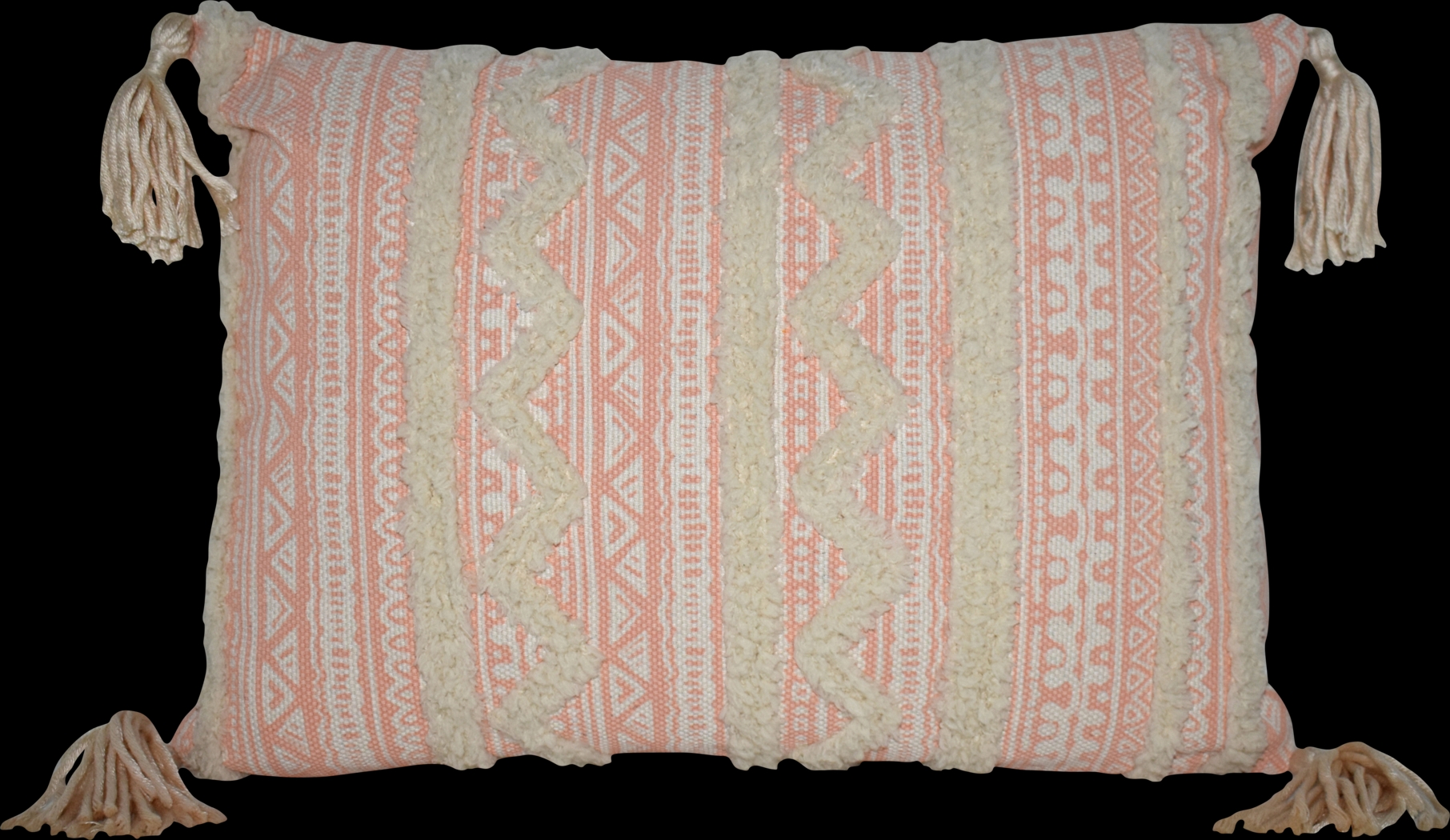 Ogilvie Beige Throw Pillow - Thumbnail - Image 1