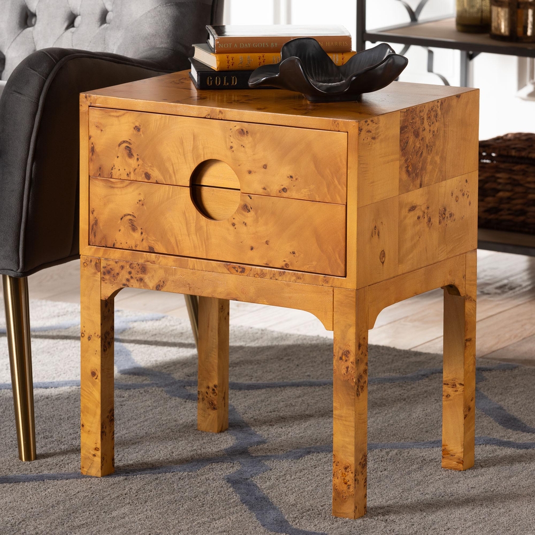 Ogontz Brown Nightstand - Thumbnail - Image 2