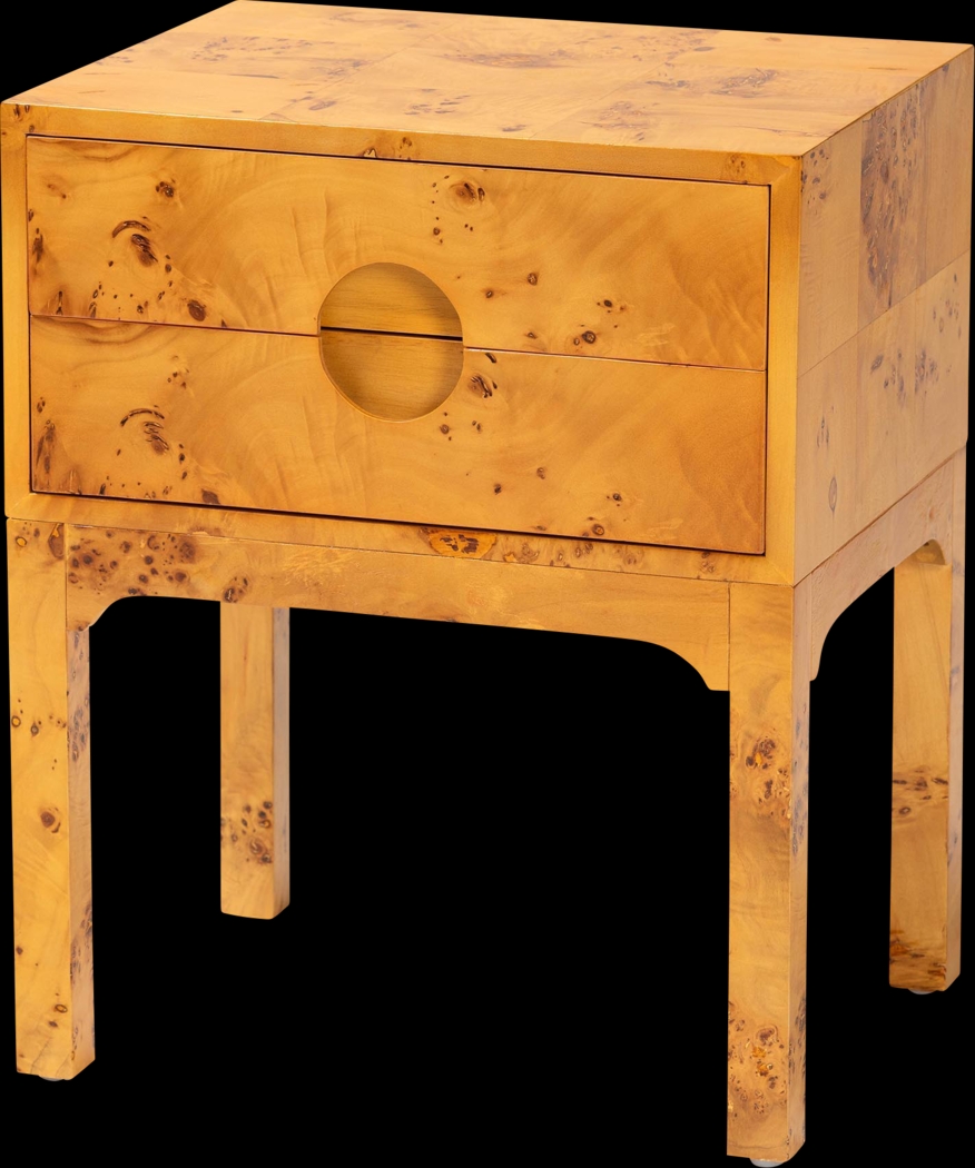 Ogontz Brown Nightstand - Thumbnail - Image 1