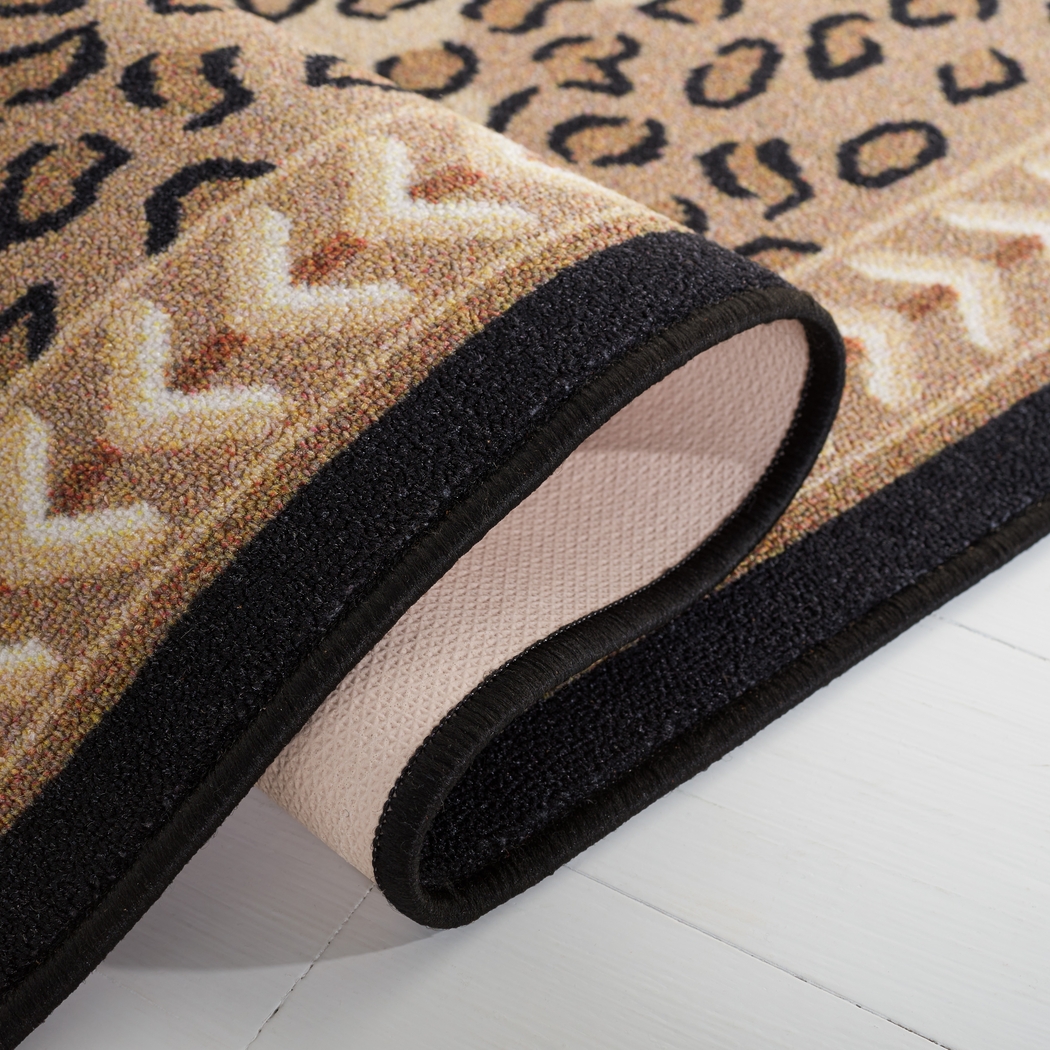 Oguvo Beige/Black 5'5 x 7'7 Rug - Thumbnail - Image 5