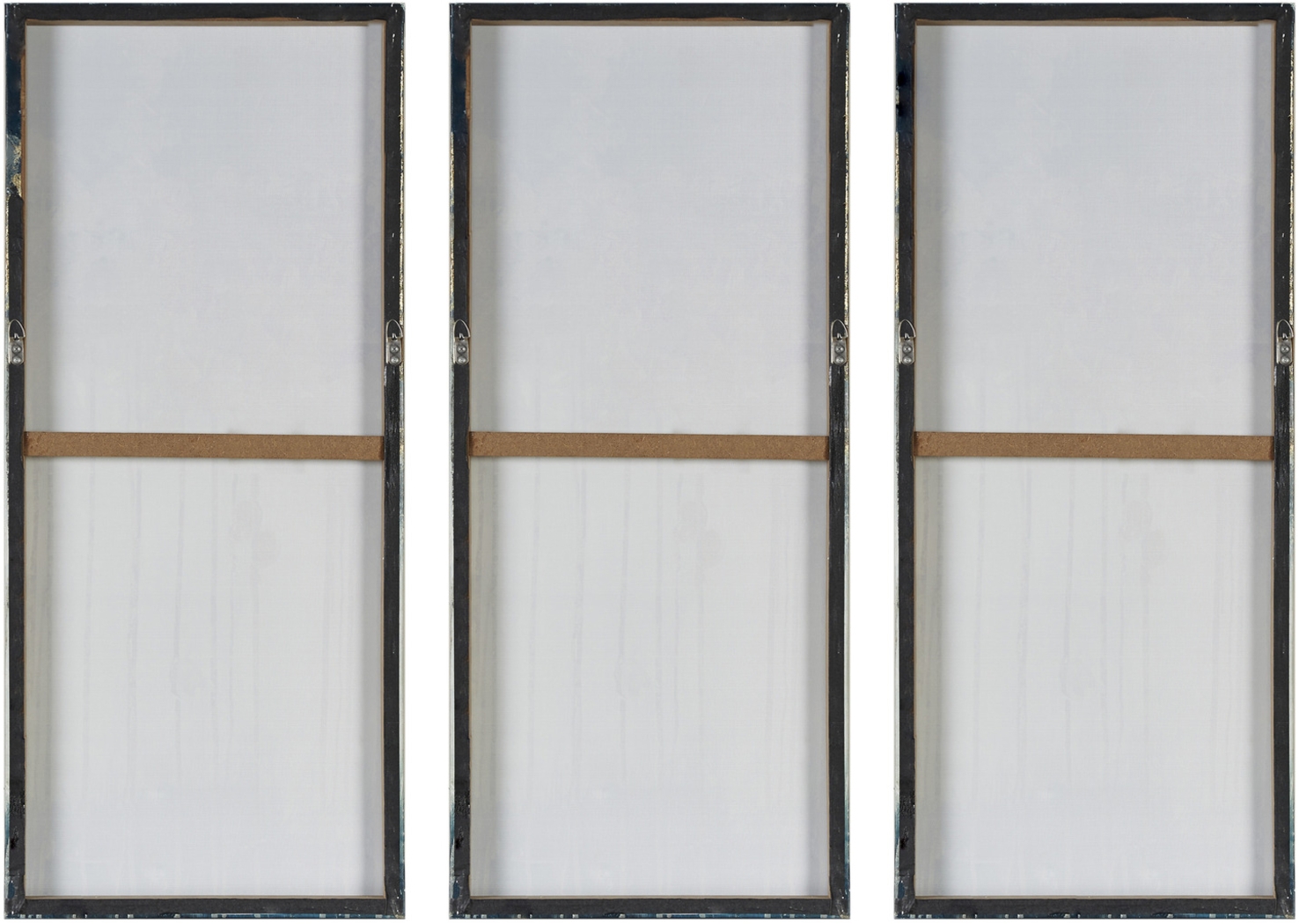 Ohlone Teal Artwork, Set of 3 - Thumbnail - Image 4