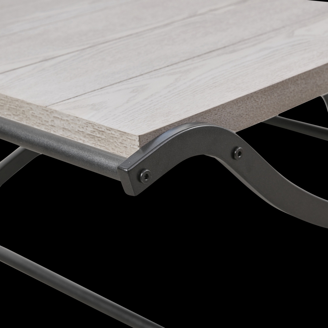 Ohmfield White Cocktail Table - Thumbnail - Image 4