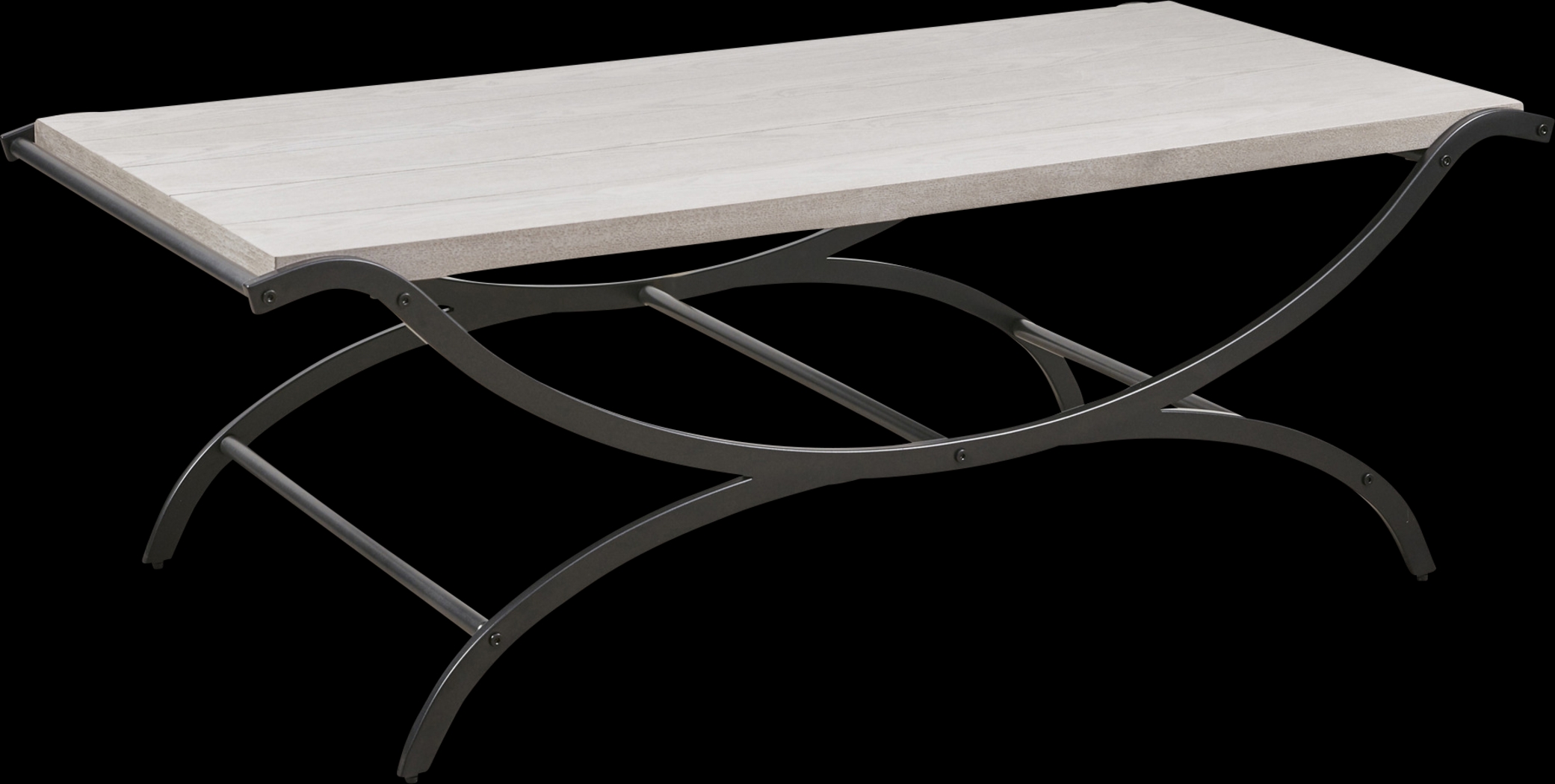 Ohmfield White Cocktail Table - Thumbnail - Image 1