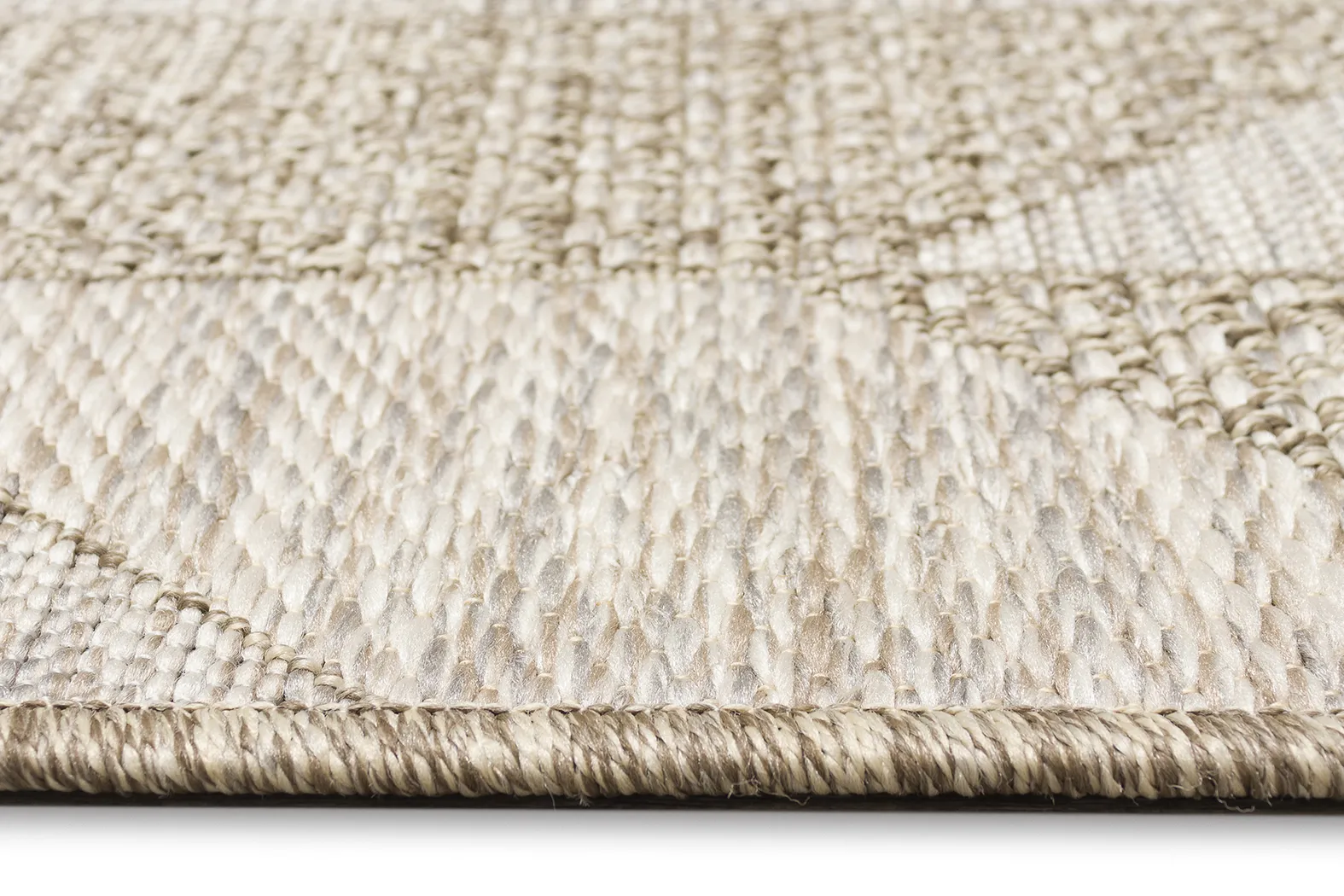 Ojai Tan Indoor/Outdoor 5'3 x 7'3 Rug - Thumbnail - Image 3