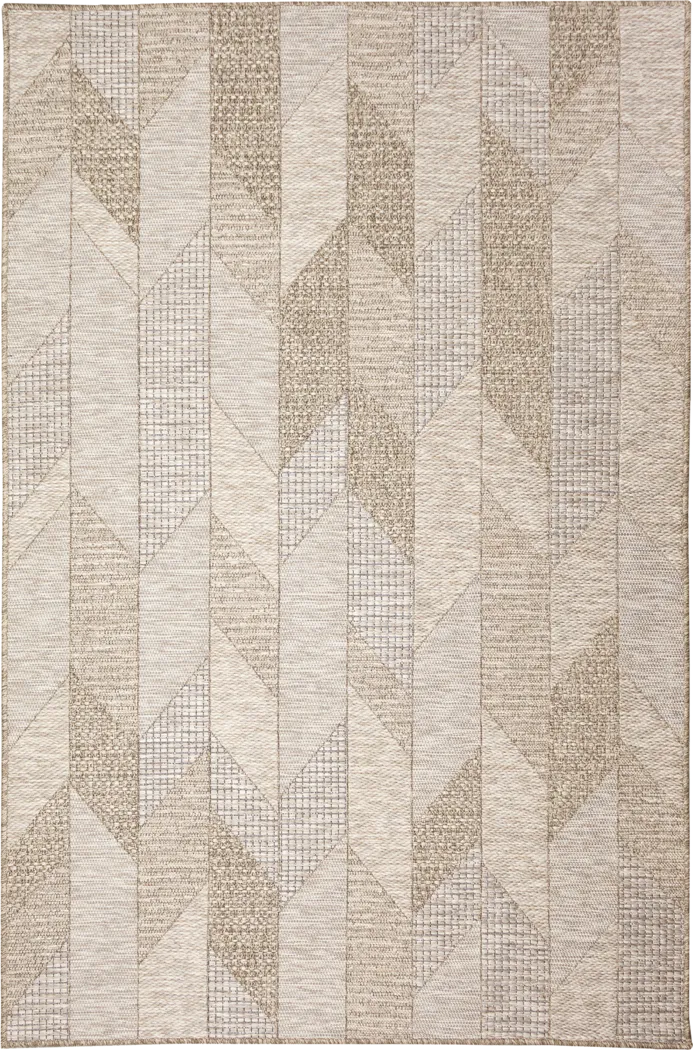 Ojai Tan Indoor/Outdoor 5'3 x 7'3 Rug - Thumbnail - Image 1