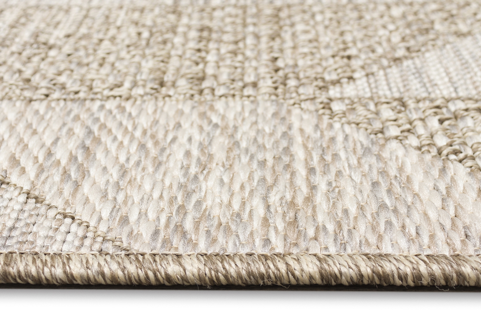 Ojai Tan Indoor/Outdoor 6'6x 9'4 Rug - Thumbnail - Image 3