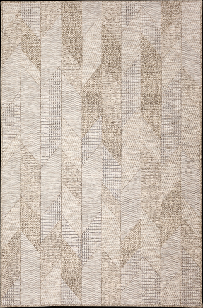 Ojai Tan Indoor/Outdoor 7'10 x 9'10 Rug - Thumbnail - Image 1